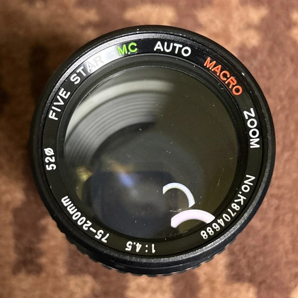Minolta Mount Zoom Lens 75-200mm Telephoto f/4.5‎     *Worn Box